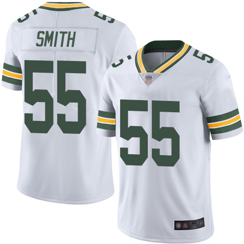 Green Bay Packers Limited White Men #55 Smith Za Darius Road Jersey Nike NFL Vapor Untouchable->youth nfl jersey->Youth Jersey